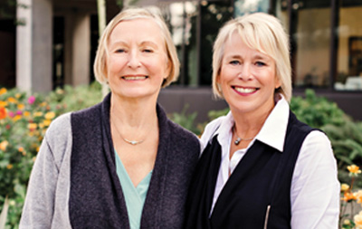Photo of Cathy Deller and Judy Baker