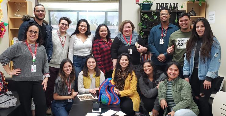 A group of D&E staff and peer navigators. 