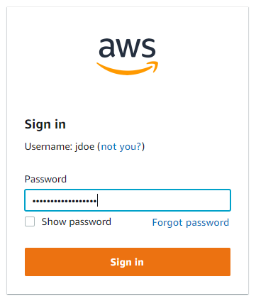 AWS login