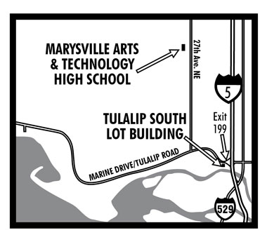 Marysville Arts and Technical High School Map