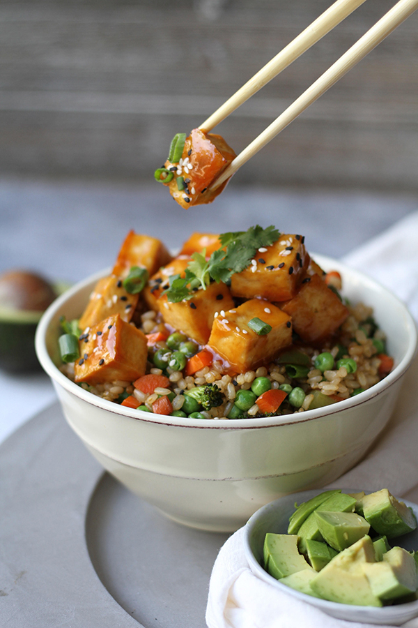 Sweet & Sour Tofu Fried Rice