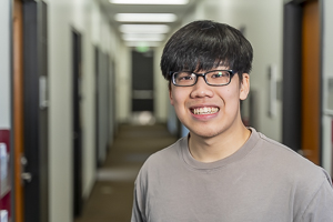 International student Huy Ho