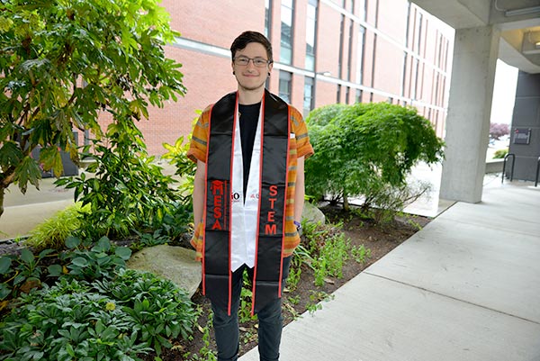 EvCC Graduate, TRiO and MESA student, Levi Williams