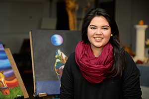 photo of EvCC student Monica Fonseca