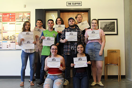 The Clipper 2018 journalism award winners
