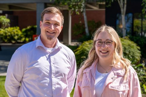Trent Tinglestad and Hayley Statema