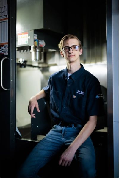 Wyatt Curry, a student at Yuba College in Marysville, California