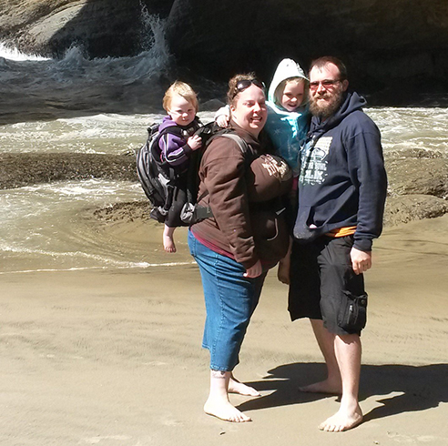 photo of Paul and his family