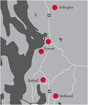 CCEC Locations map