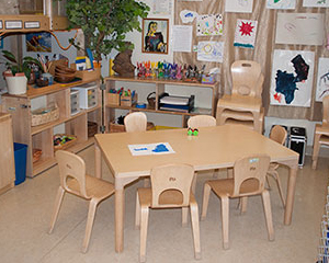 Early Learning Center classroom.
