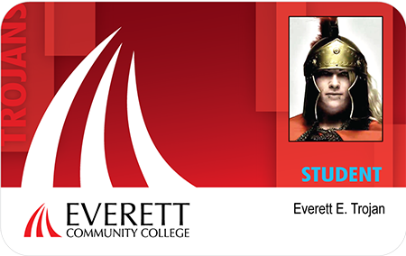 image of EvCC student ID card