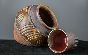 African Water Vessel Emerging by Beth Ha
