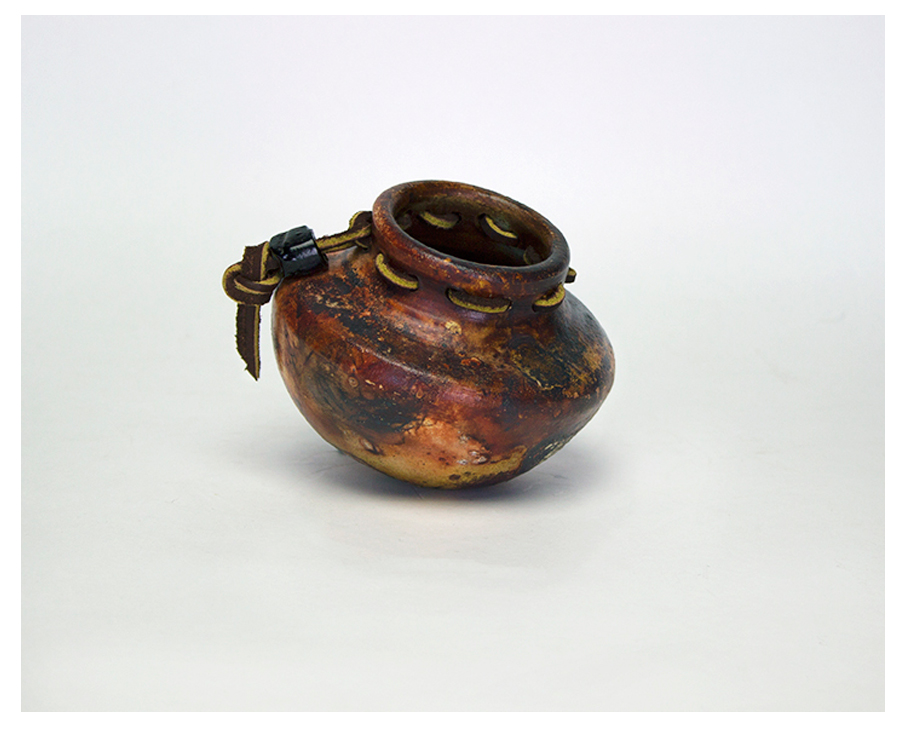 Saggar Fired Vessel by Cathy Burton