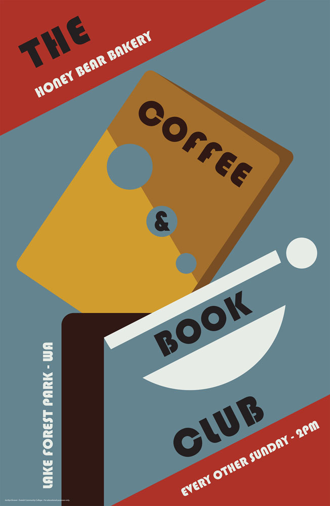 Coffee Bauhaus Poster